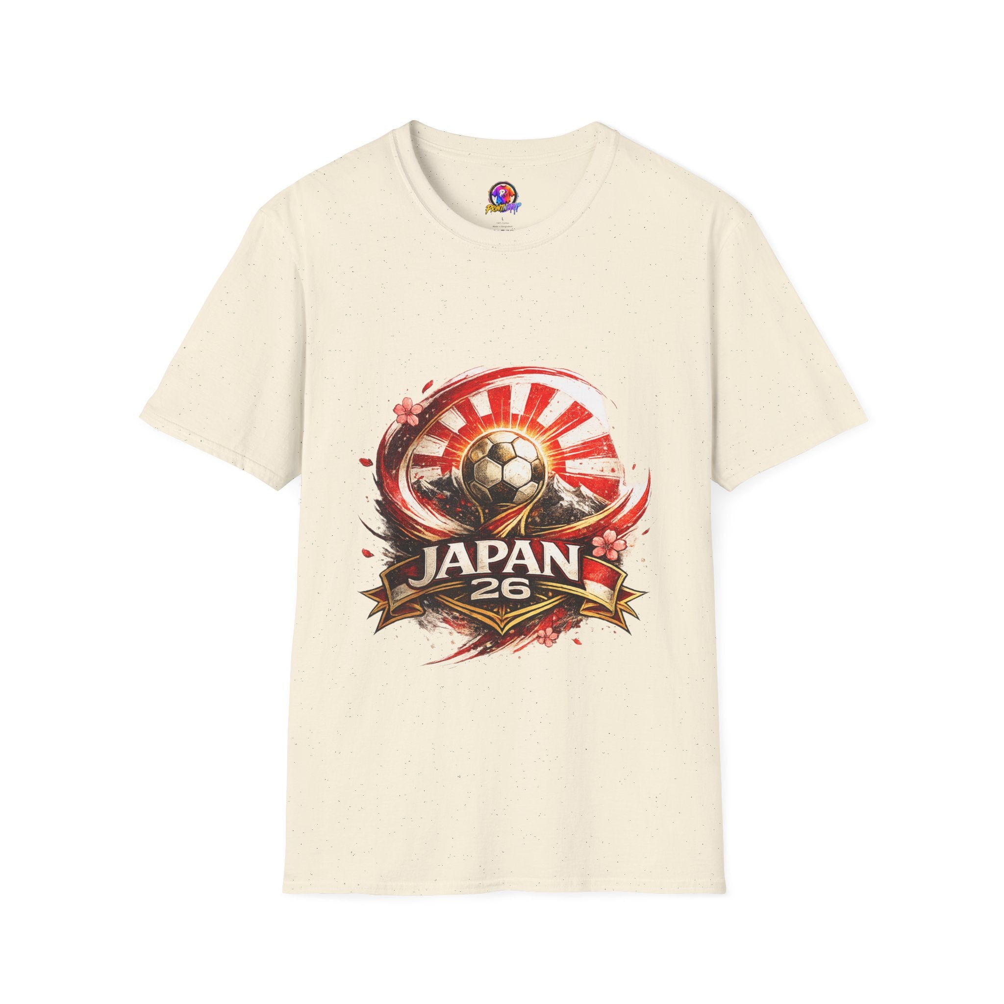 Japan Soccer T‑Shirt — Rising Sun Football Graphic