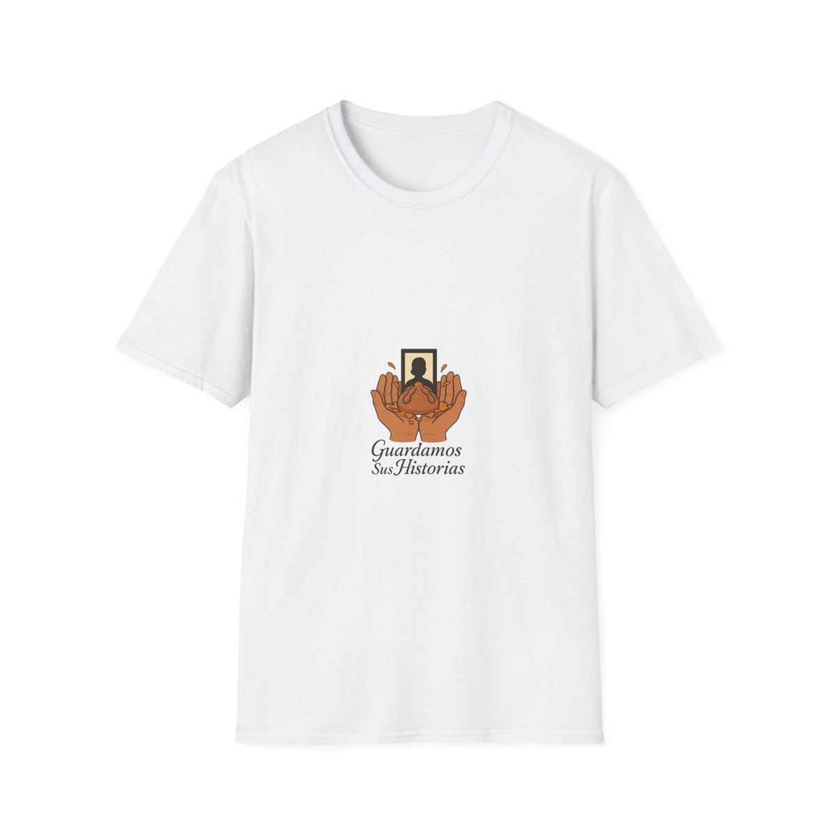 Guardian Hands Photo Keepsake T-Shirt — "Guardamos Sus Memorias" - Trending Now - October 2026
