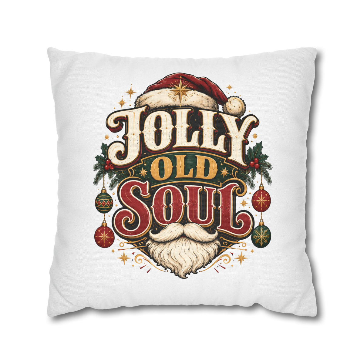 Christmas Jolly Old Soul Christmas Pillowcase