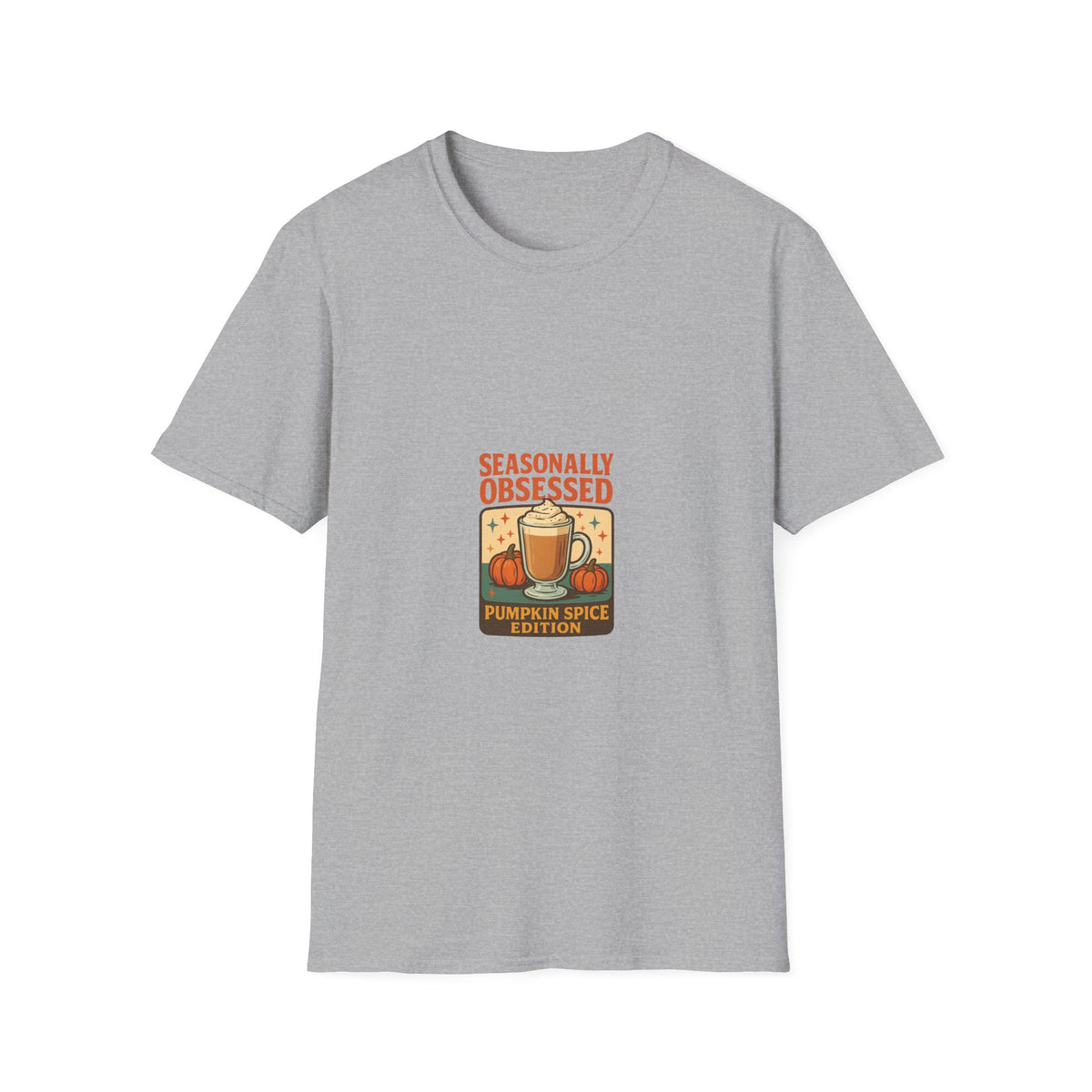 Seasonally Obsessed Pumpkin Spice T-Shirt - Trending Now - October 2026