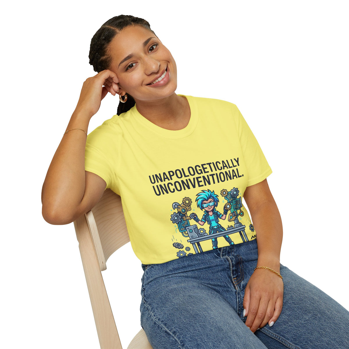 Aquarius Zodiac Unapologetically Unconventional Graphic T-Shirt