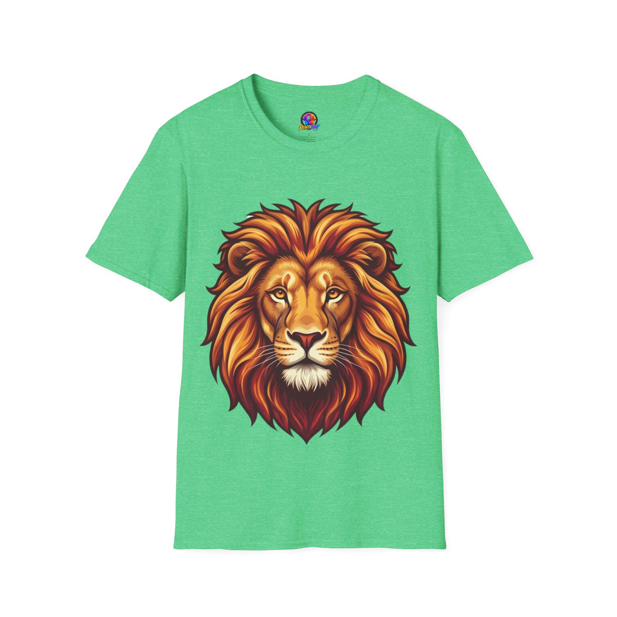 Leo Zodiac Lion Face T-Shirt — Majestic Lion Head Graphic Tee