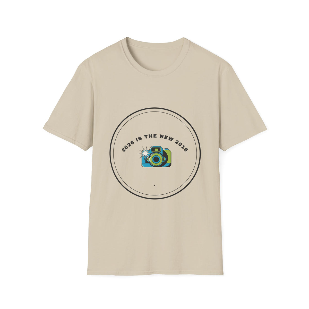 2026 Is The New 2018 T-Shirt — Vintage Camera Graphic Tee - Trending Now - September 2026