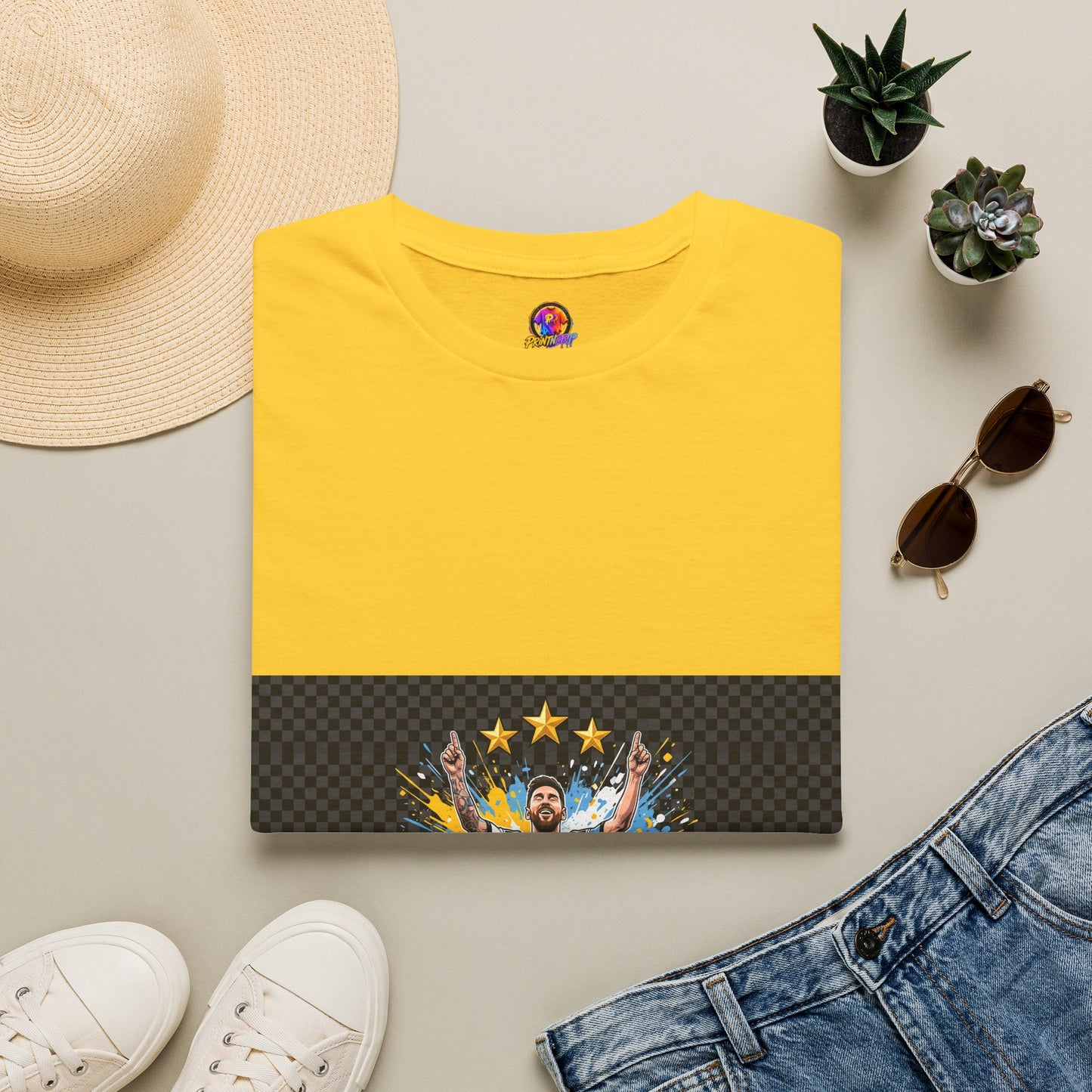 Argentina Messi  Soccer T‑Shirt — Argentina Messi 10 Fan Tee