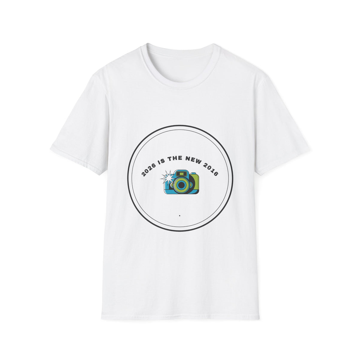 2026 Is The New 2018 T-Shirt — Vintage Camera Graphic Tee - Trending Now - September 2026
