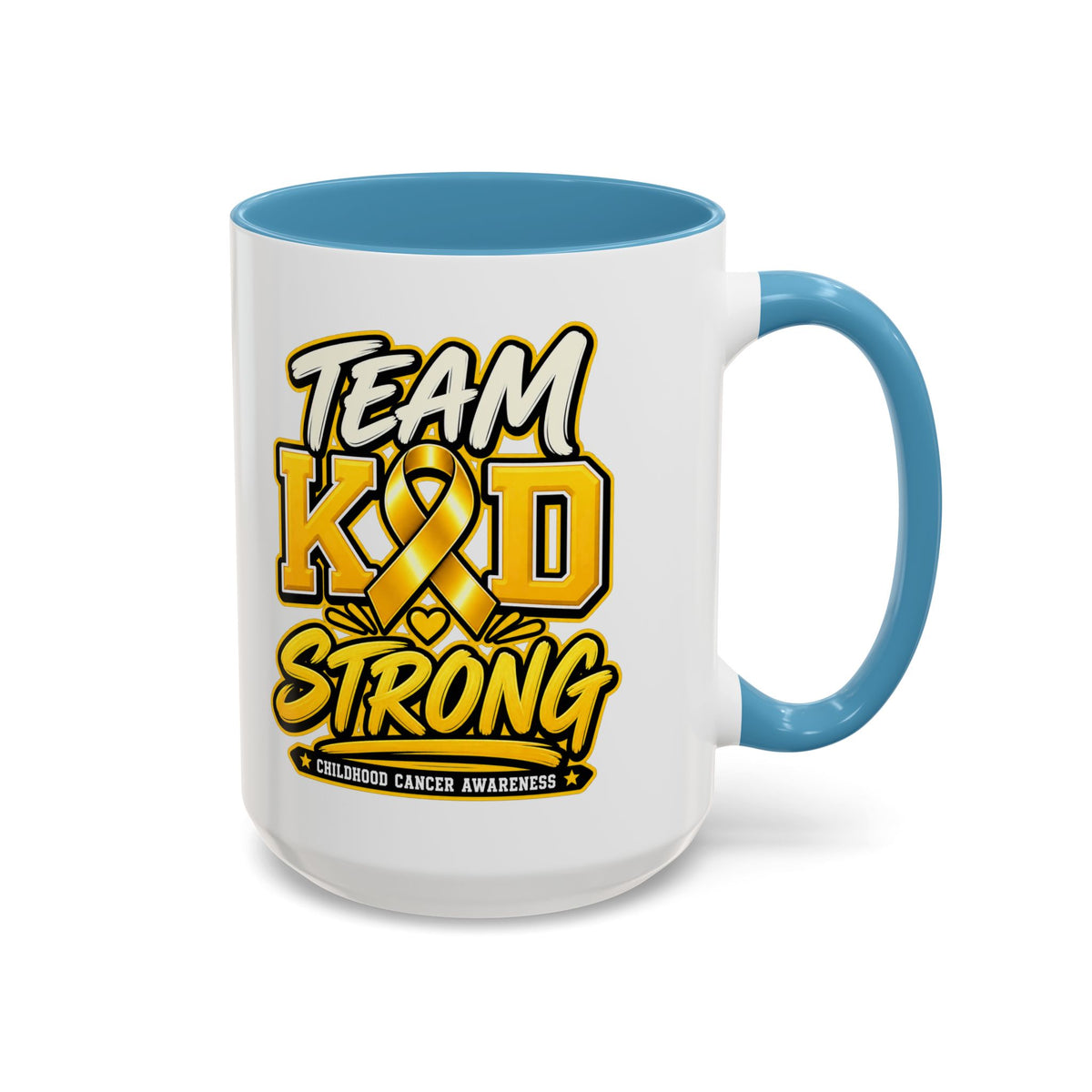 Team KID Strong Childhood Cancer Awareness Coffee Mug