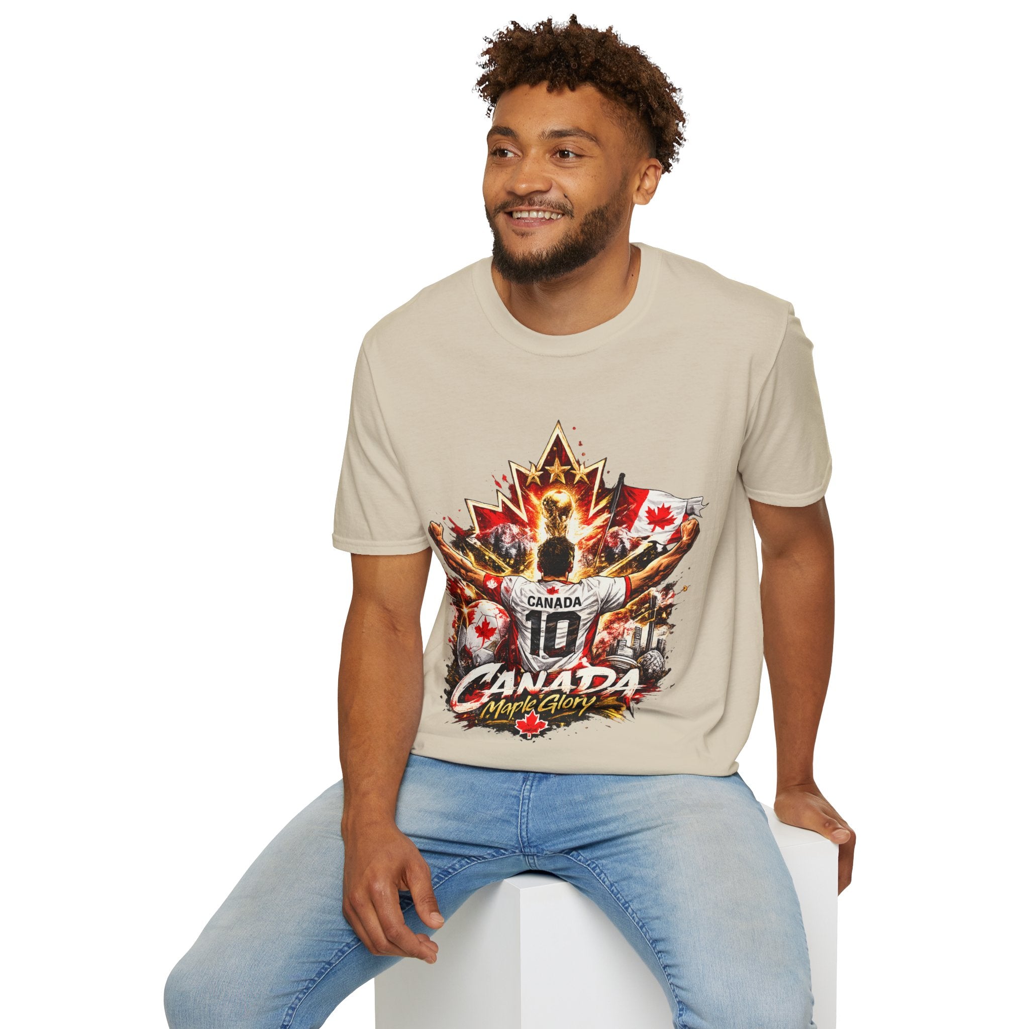Canada Maple Glory T‑Shirt — Vintage Canadian Maple Leaf Graphic Tee