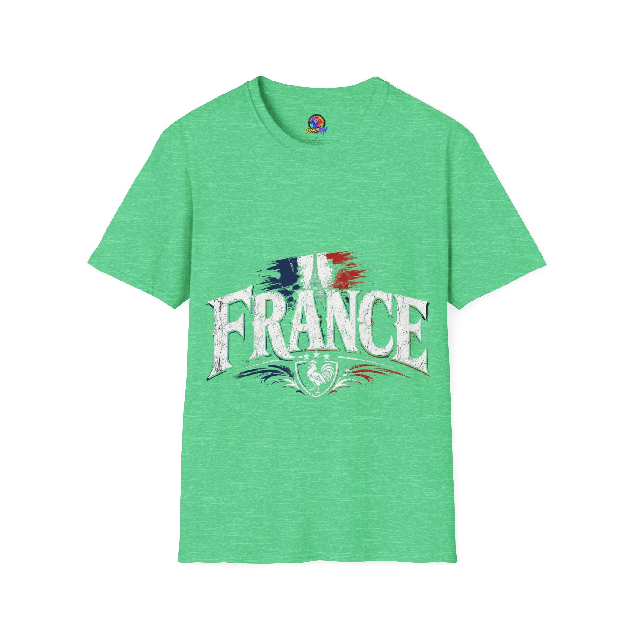 France Flag T-Shirt — Vintage Eiffel Tower French Pride Tee