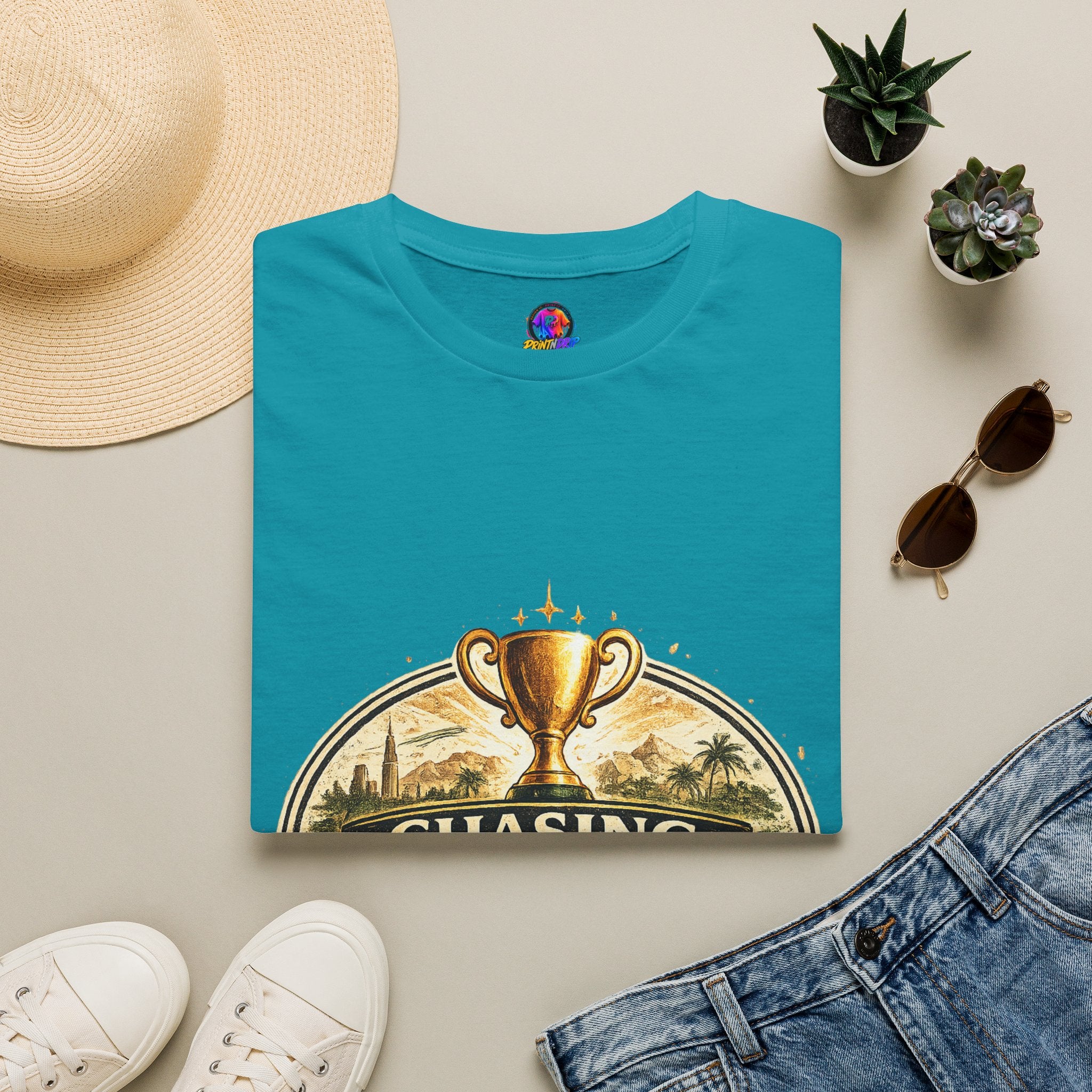 T-Shirt — Chasing Trophies Vintage Trophy Graphic Tee