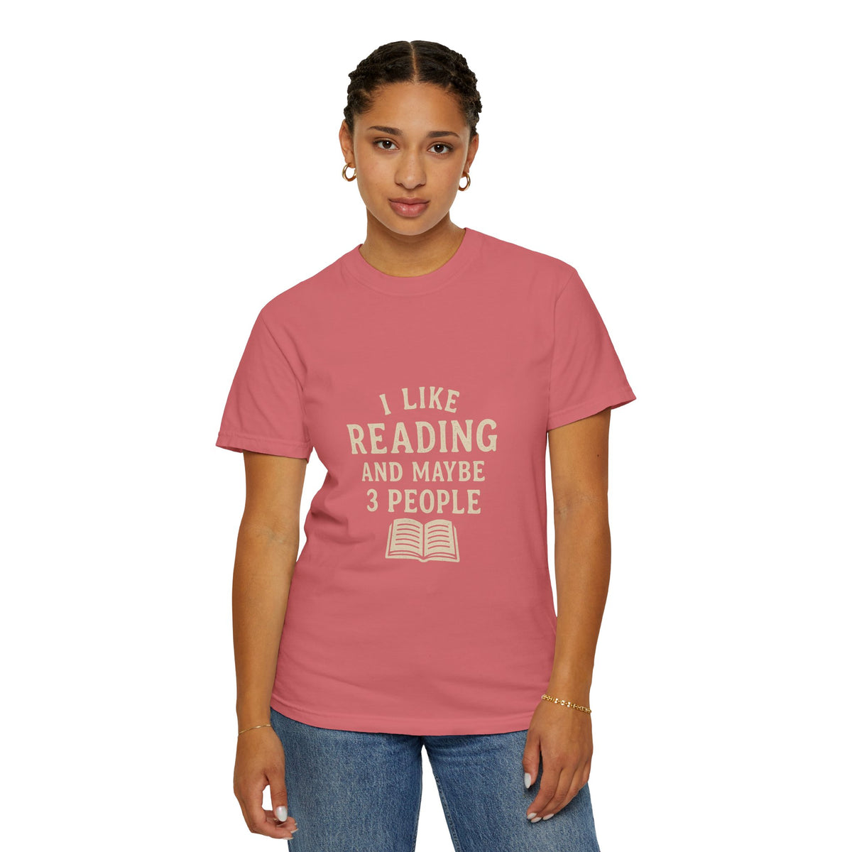 Reading Lover T-Shirt — "I Like Reading and Maybe 3 People" Book Lover Tee - Trending Now - October 2026