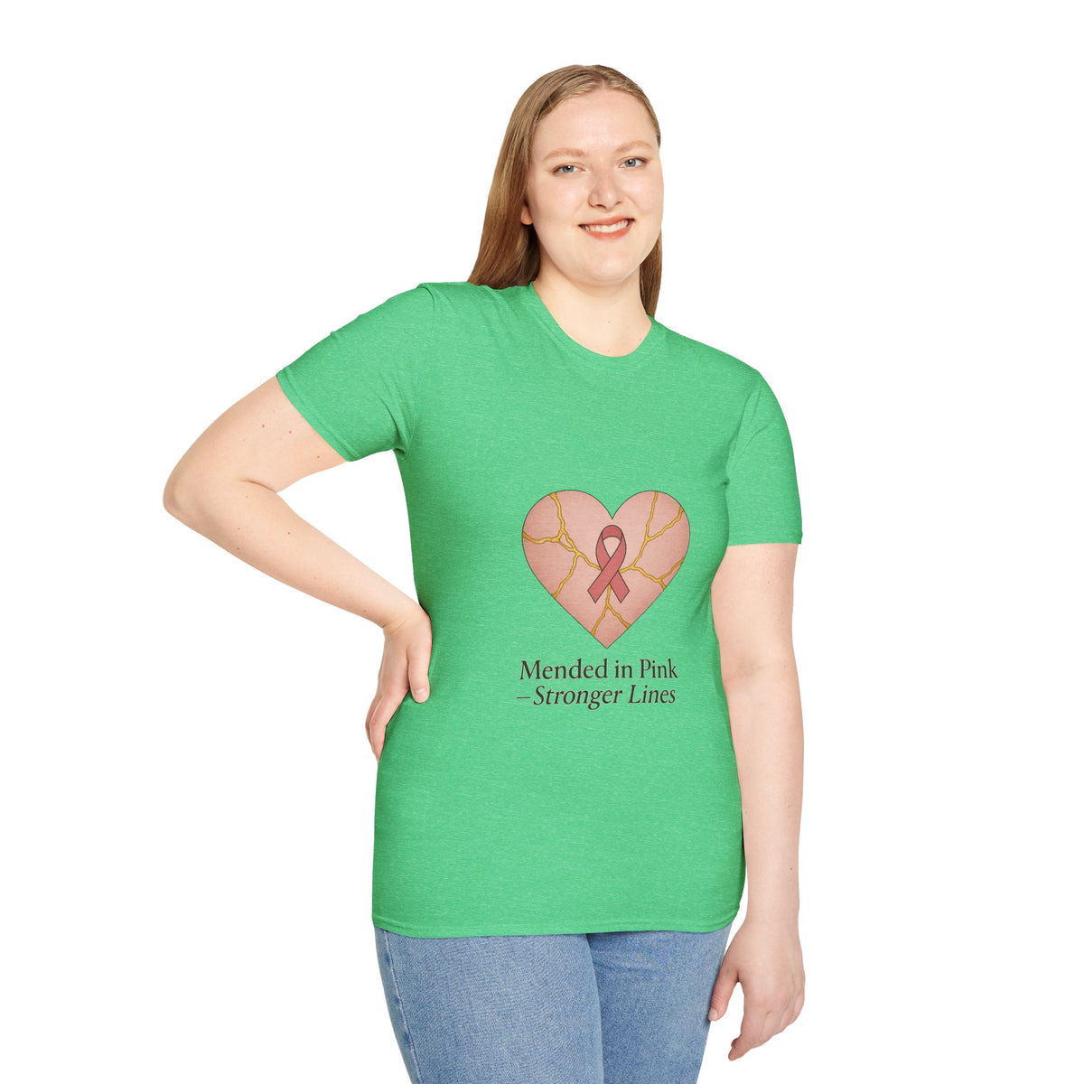 Breast Cancer Awareness Heart T-Shirt — 'Monarch in Pink, Stronger Lives' - Trending Now - October 2026