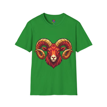 Ram Skull T-Shirt — Bold Goat Horn Graphic Tee (Aries/Zodiac)
