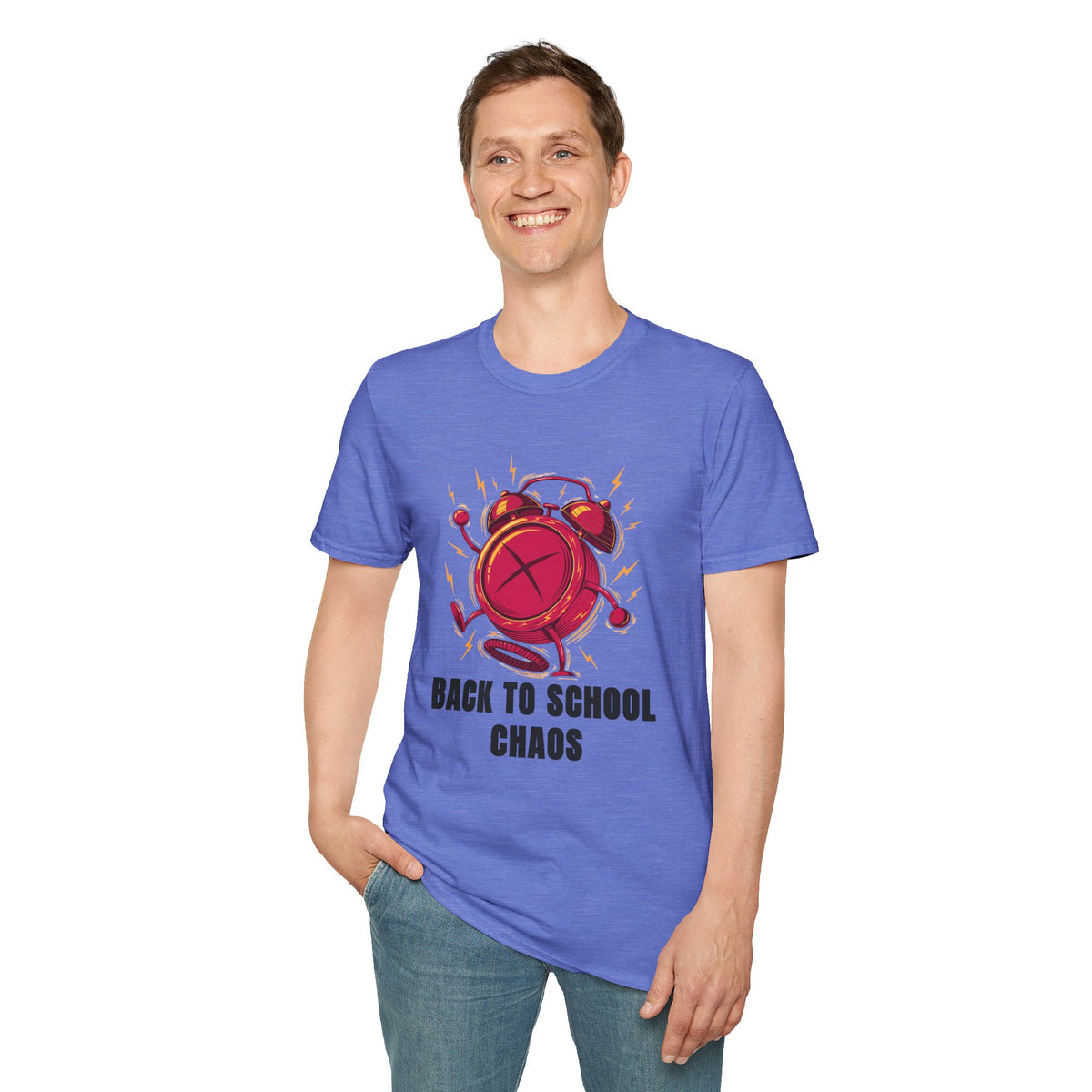 Back to School Chaos T-Shirt — Funny Alarm Clock Graphic Tee - Trending Now - August 2026