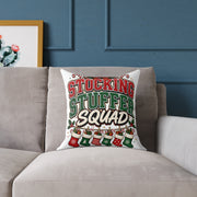 Stocking Stuffer Squad Christmas Pillow