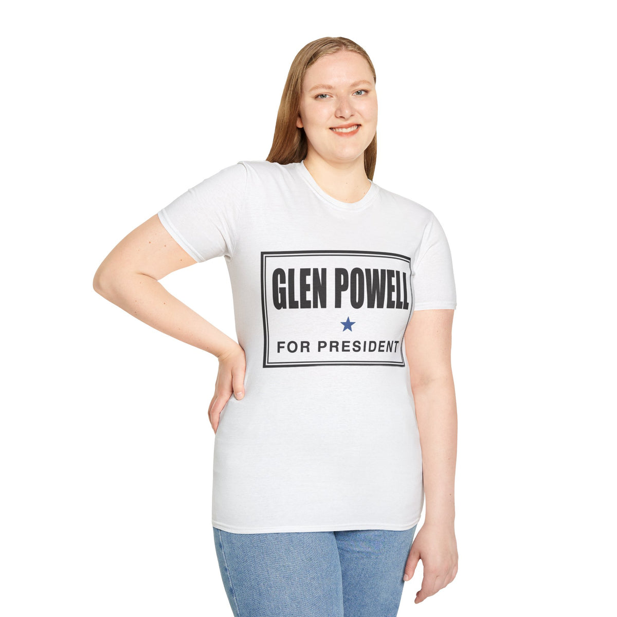 Glen Powell For President T-Shirt - Political Campaign Style Tee - Trending Now - August 2026