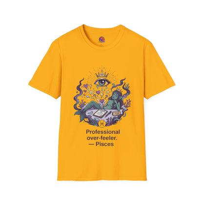 Mystic Eye Graphic T‑Shirt — 'Professional Over‑Feeler' Surreal Tee