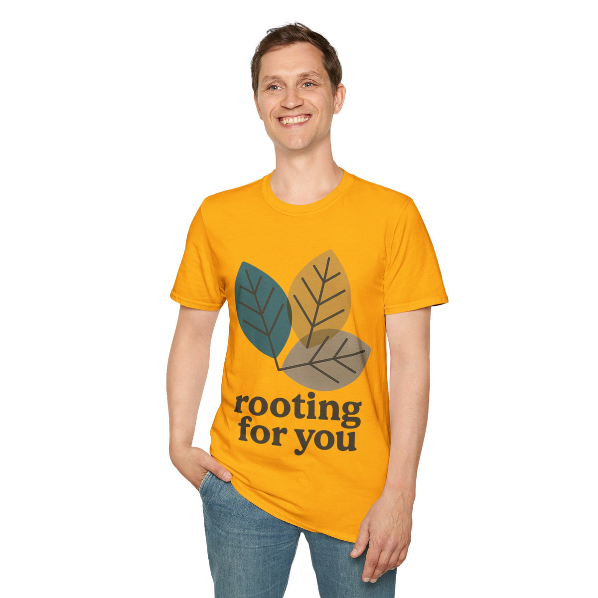 Leaf Trio T-Shirt — 'Rooting for You' Botanical Graphic Tee - Trending Now - September 2026