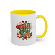 Accent Coffee Mug Holly Jolly Club