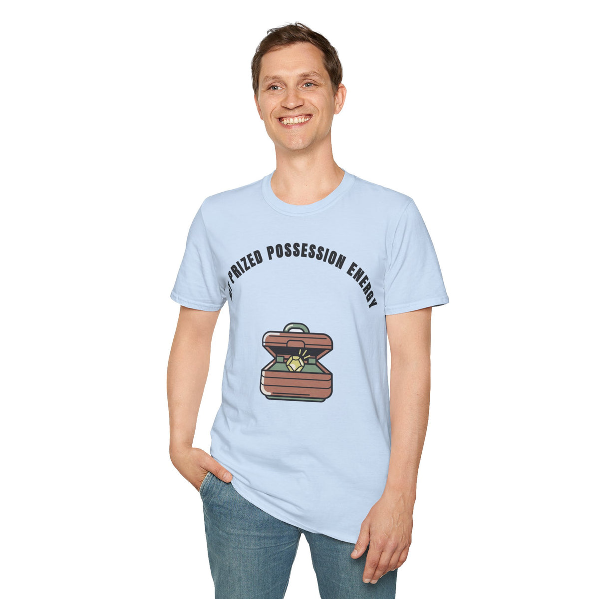 T-Shirt — Treasure Chest Graphic “My Prized Possession Energy” - Trending Now - September 2026