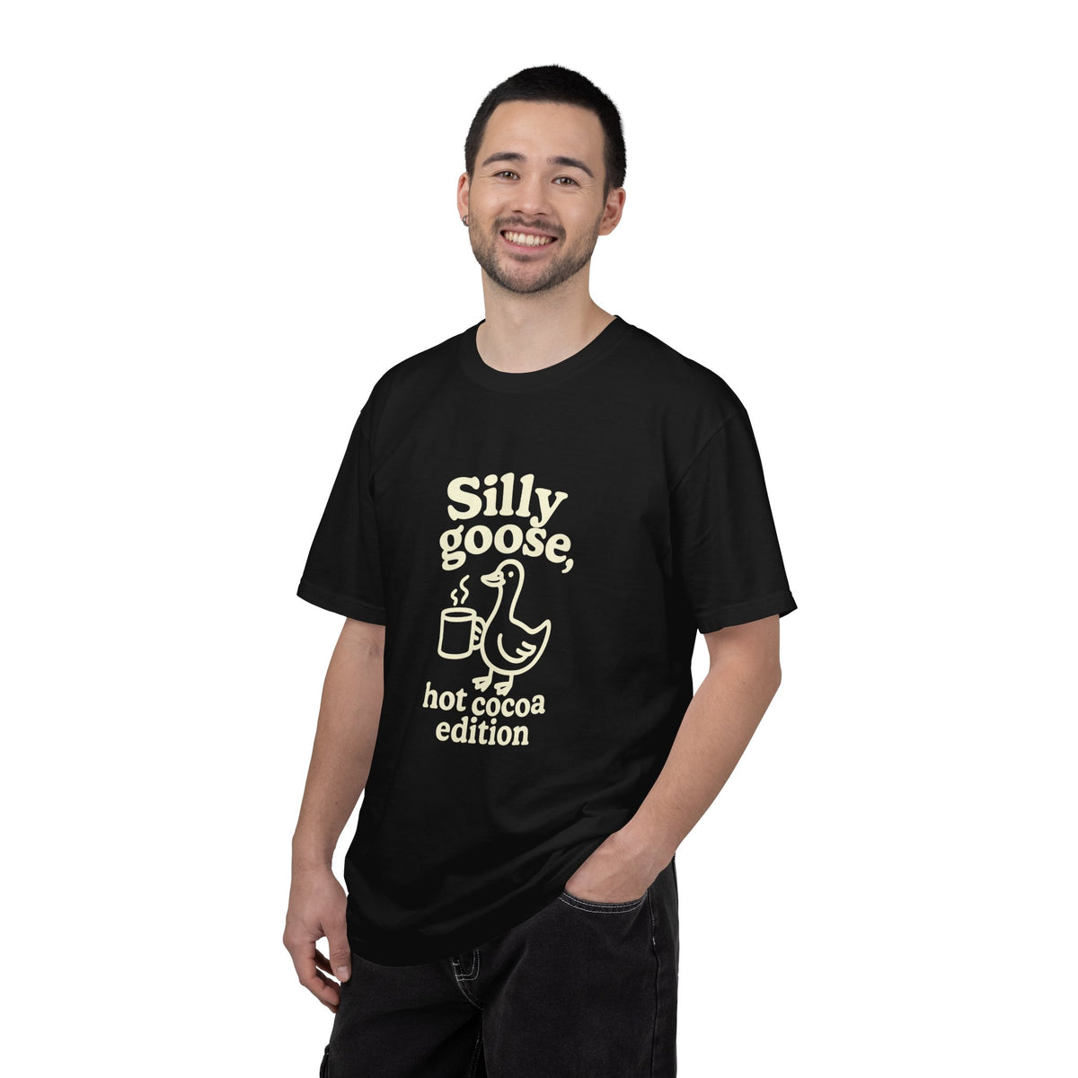 Silly Goose Hot Cocoa T-Shirt — Cute Winter Graphic Tee - Trending Now - October 2026