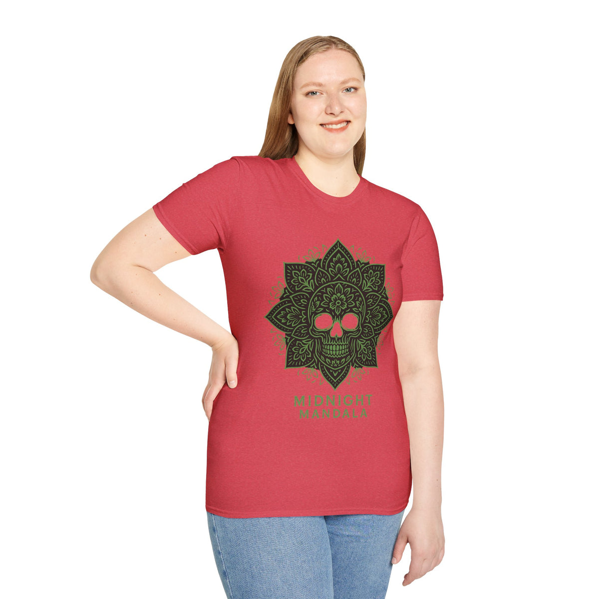 Mandala Skull T-Shirt — Midnight Mandala Floral Skull Tee - Trending Now - August 2026