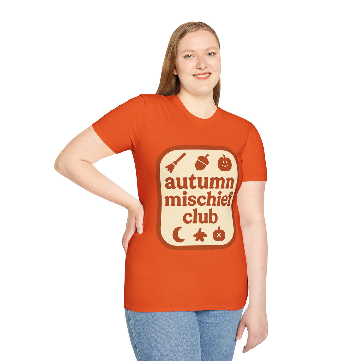 Autumn Mischief Club T-Shirt — Cozy Fall Graphic Tee - Trending Now - August 2026