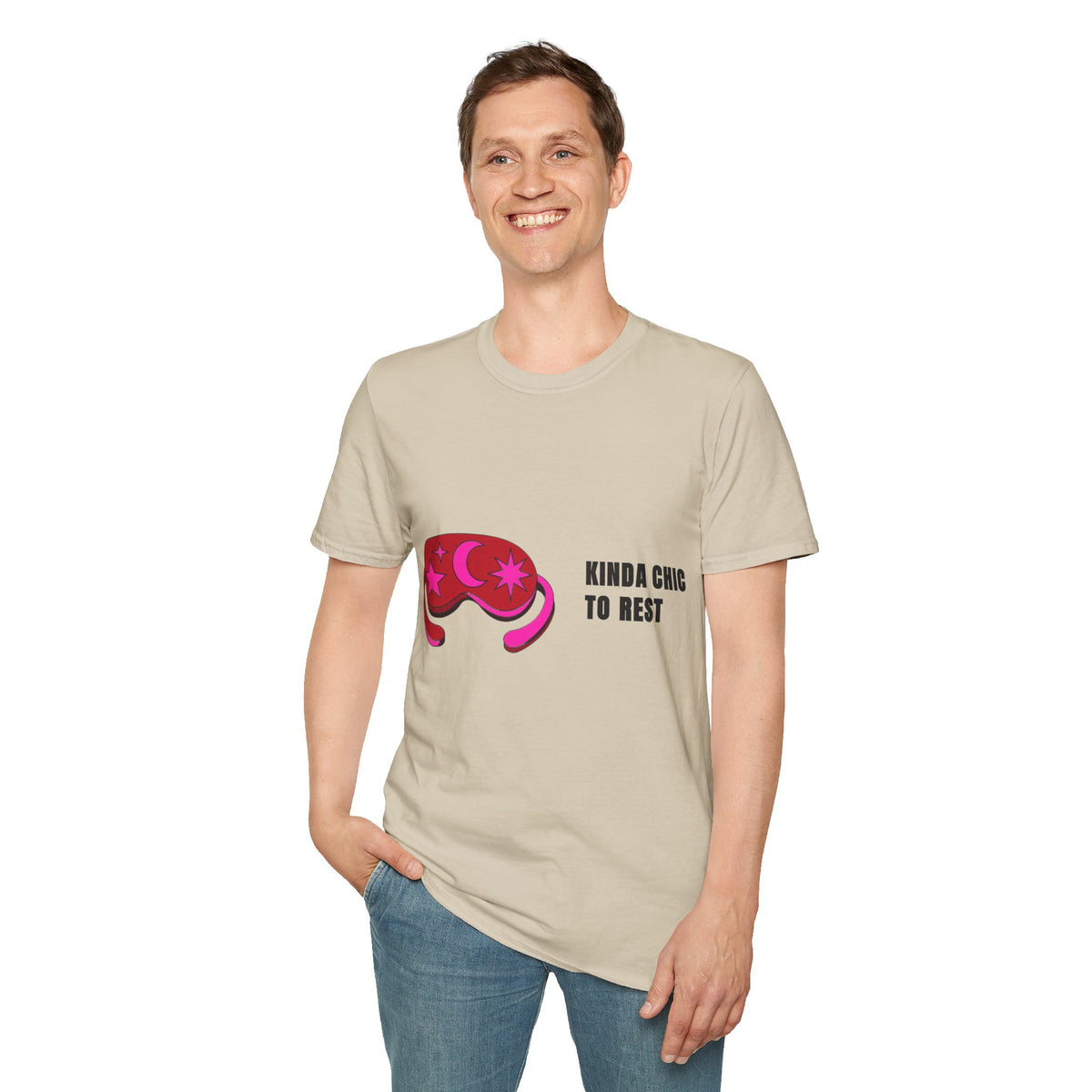 T-Shirt — "Kinda Gotta Rest" Pink Moon Graphic Tee - Trending Now - September 2026