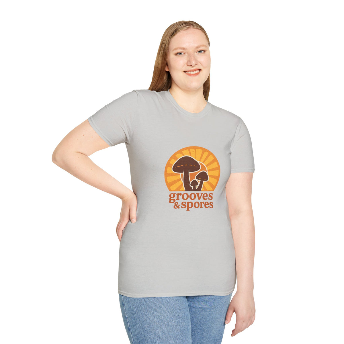 Vintage Mushroom T-Shirt — 'Grooves & Spores' Retro Psychedelic Tee - Trending Now - August 2026