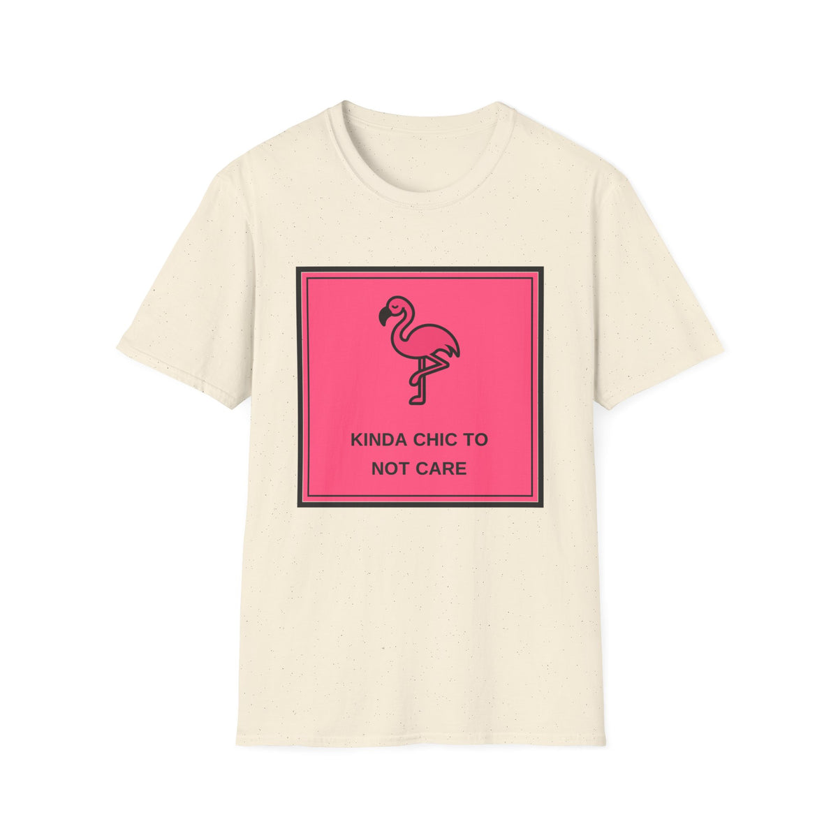 Flamingo 'Kinda Chic To Not Care' Graphic T-Shirt - Trending Now - August 2026