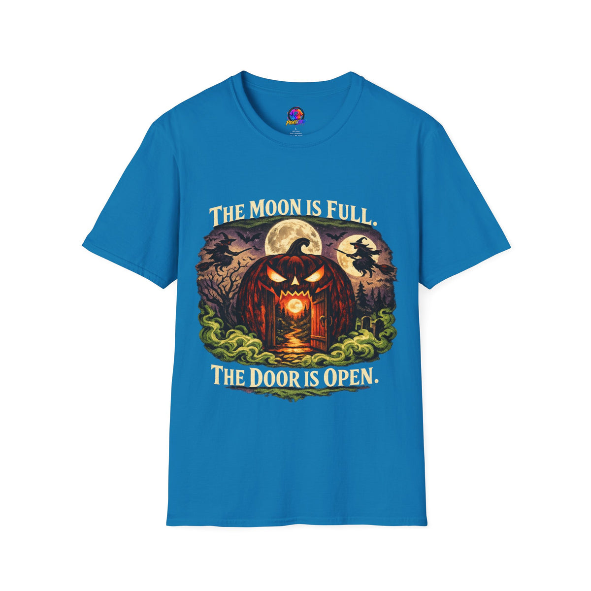 Halloween The Moon Is Full Unisex Softstyle T-Shirt