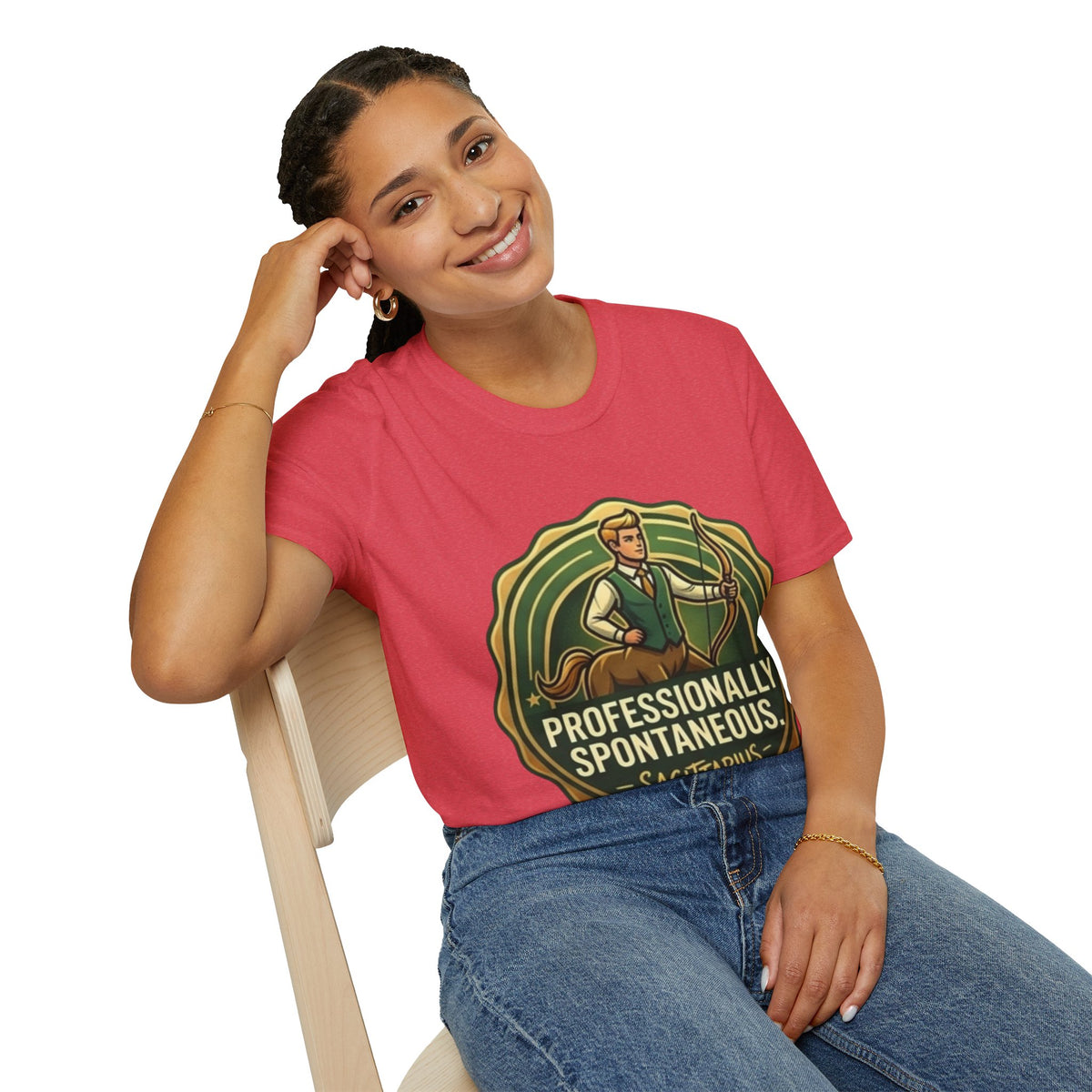 Sagittarius Archer T‑Shirt — "Professionally Spontaneous" Zodiac Tee
