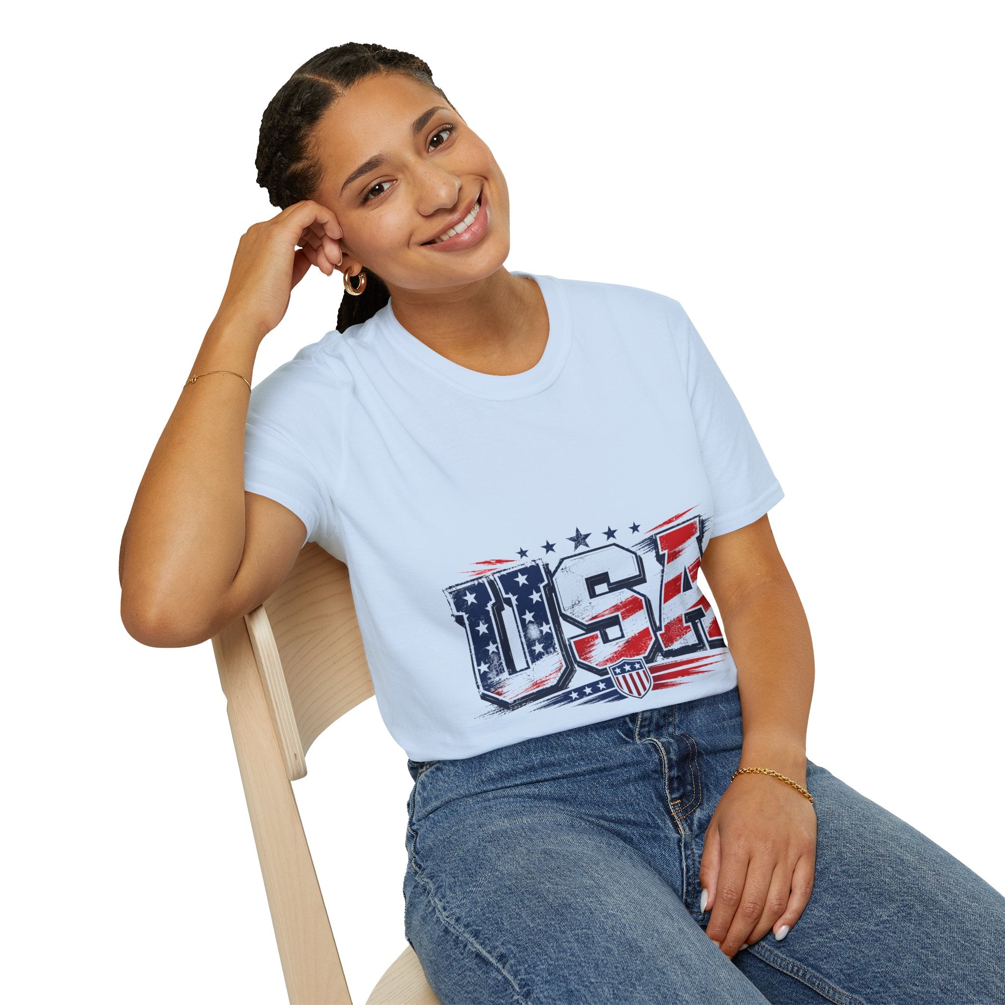 USA Flag Graphic T-Shirt — Patriotic American Pride Tee