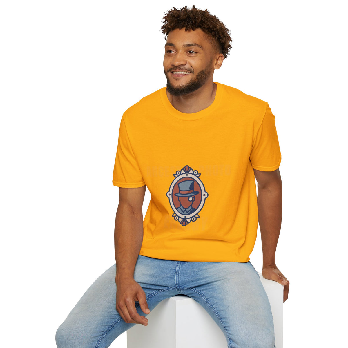 Vintage Gentleman Portrait T-Shirt - Trending Now - September 2026