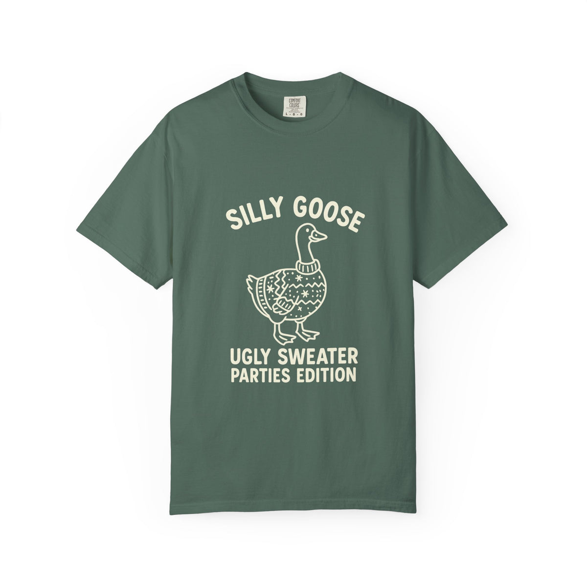 Silly Goose Ugly Sweater Parties Edition T-Shirt - Trending Now - October 2026