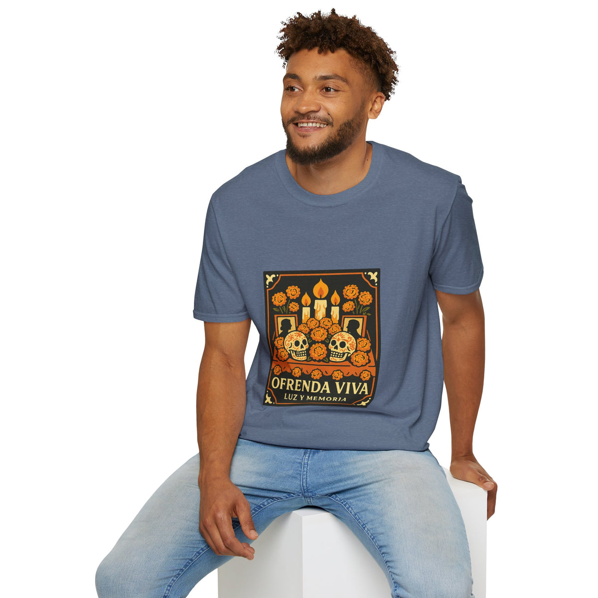 Day of the Dead T-Shirt — 'Ofrenda Viva' Calavera Altar Design - Trending Now - October 2026