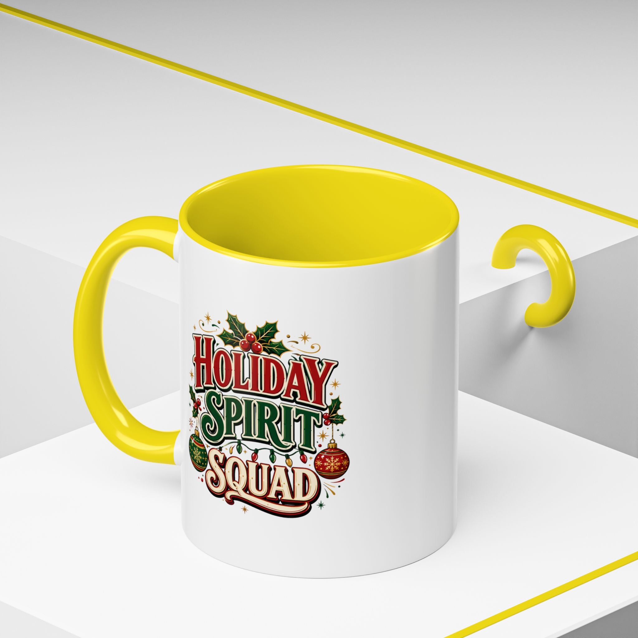 Accent Coffee Mug Holiday Spirit Squad