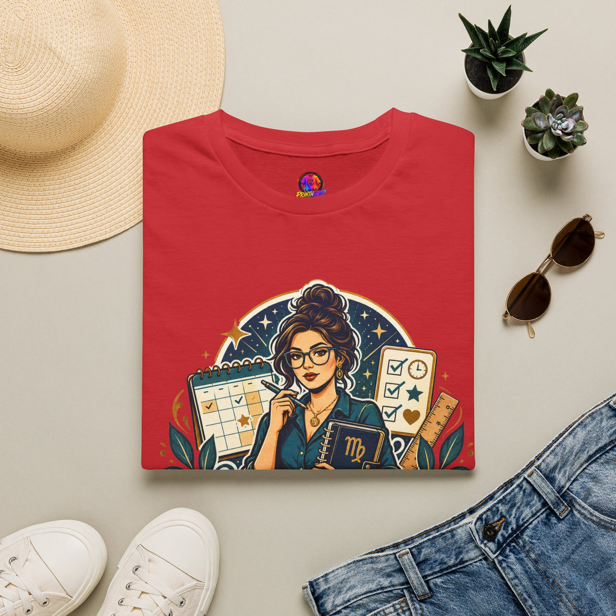 Virgo Planner T-Shirt — “Relax I Already Made A Plan For That” Astrological Tee