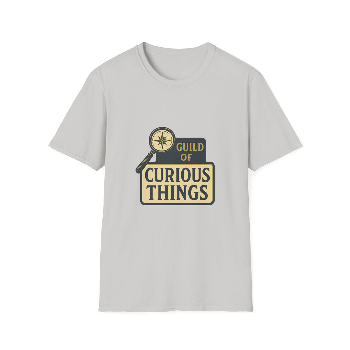 Curious Things T‑Shirt — Guild of Curious Vintage Badge Tee - Trending Now - August 2026