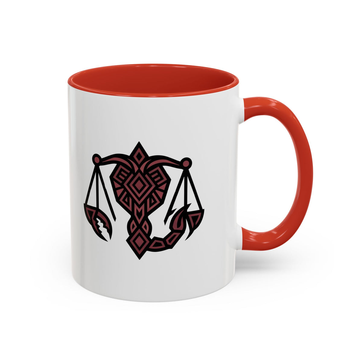Scorpio Zodiac Scales Coffee Mug — Zodiac Balance Accent Mug