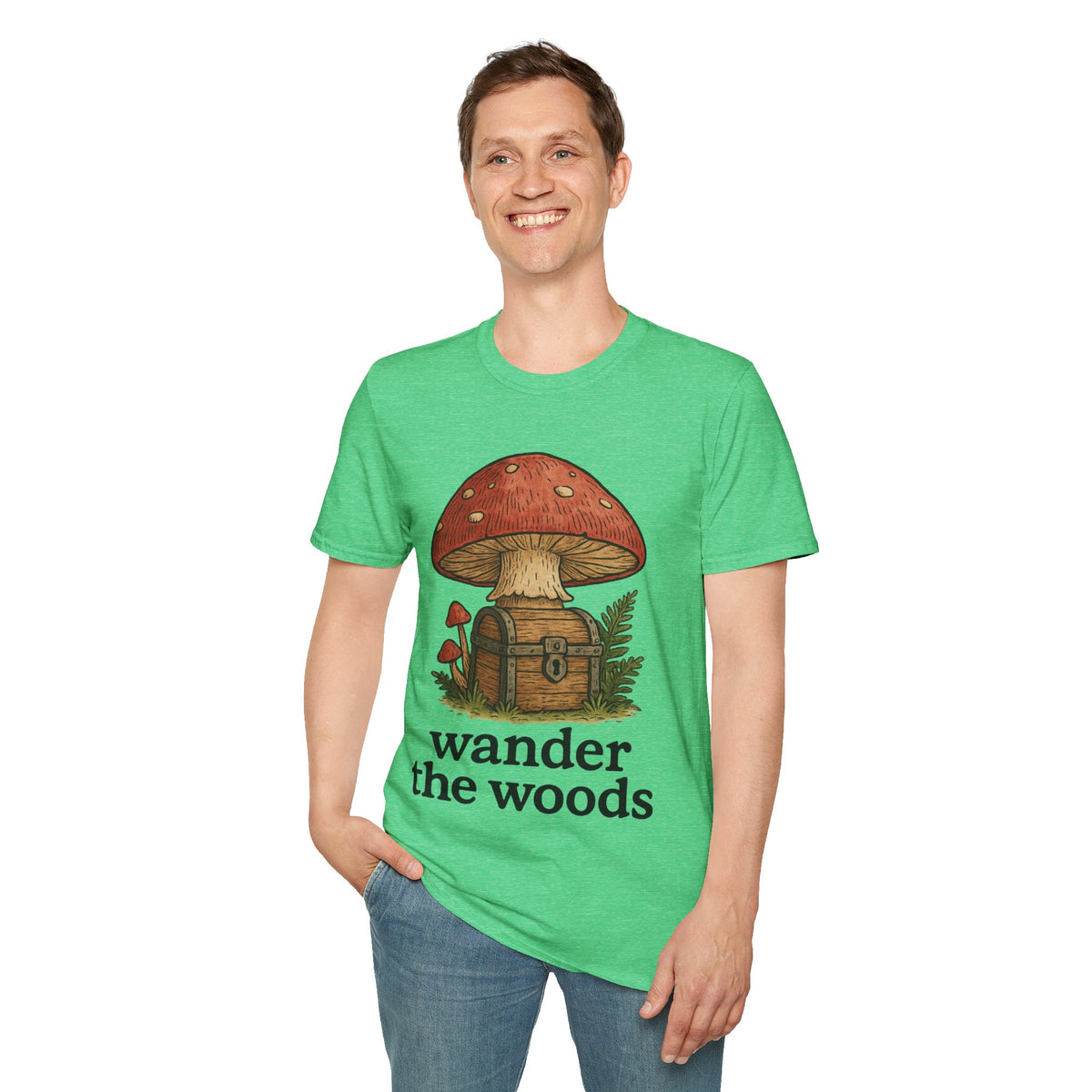Mushroom Fairy Door T-Shirt — Whimsical Red Toadstool Graphic Tee - Trending Now - September 2026
