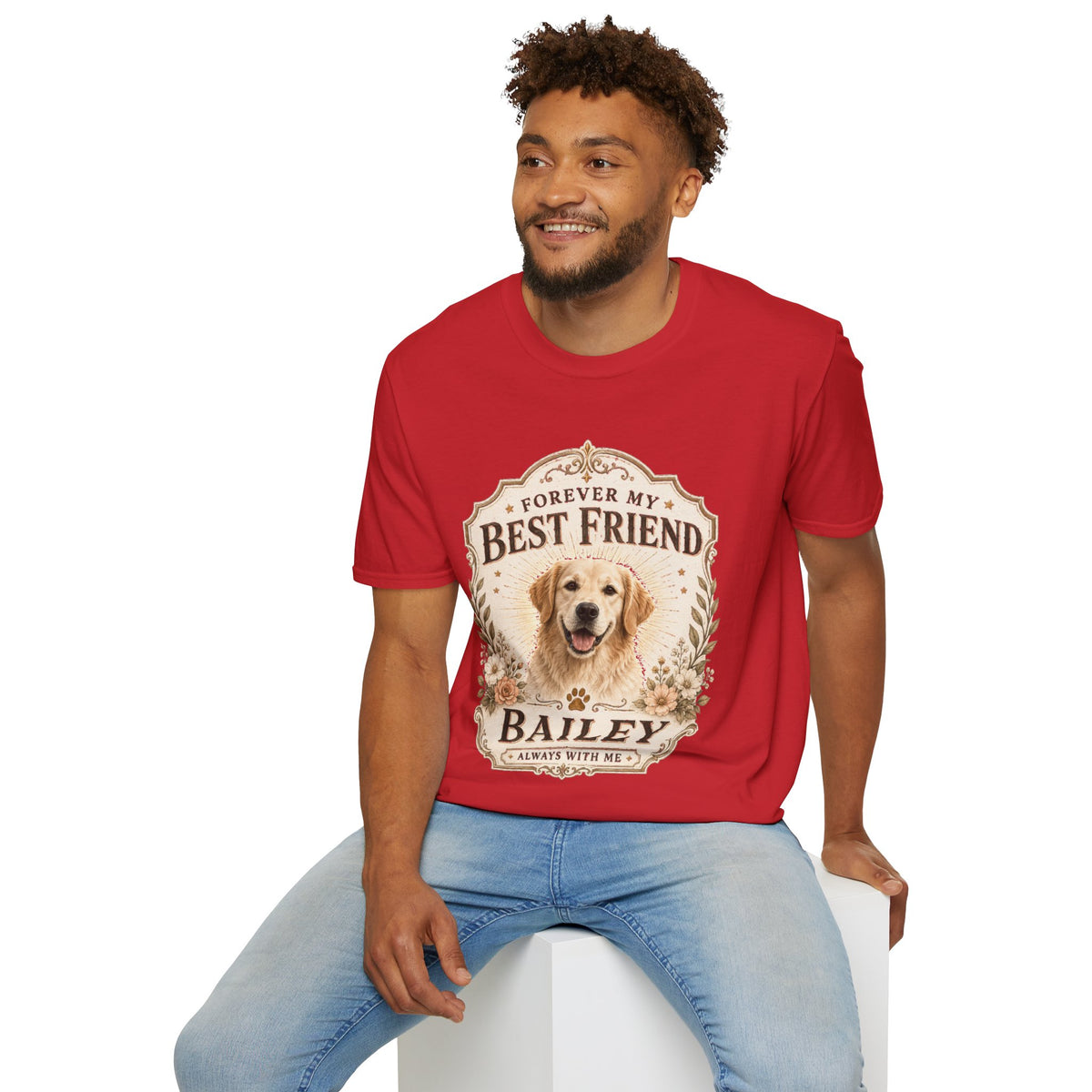 Forever My Best Friend Dog T-Shirt — Personalized Pet Tribute Tee