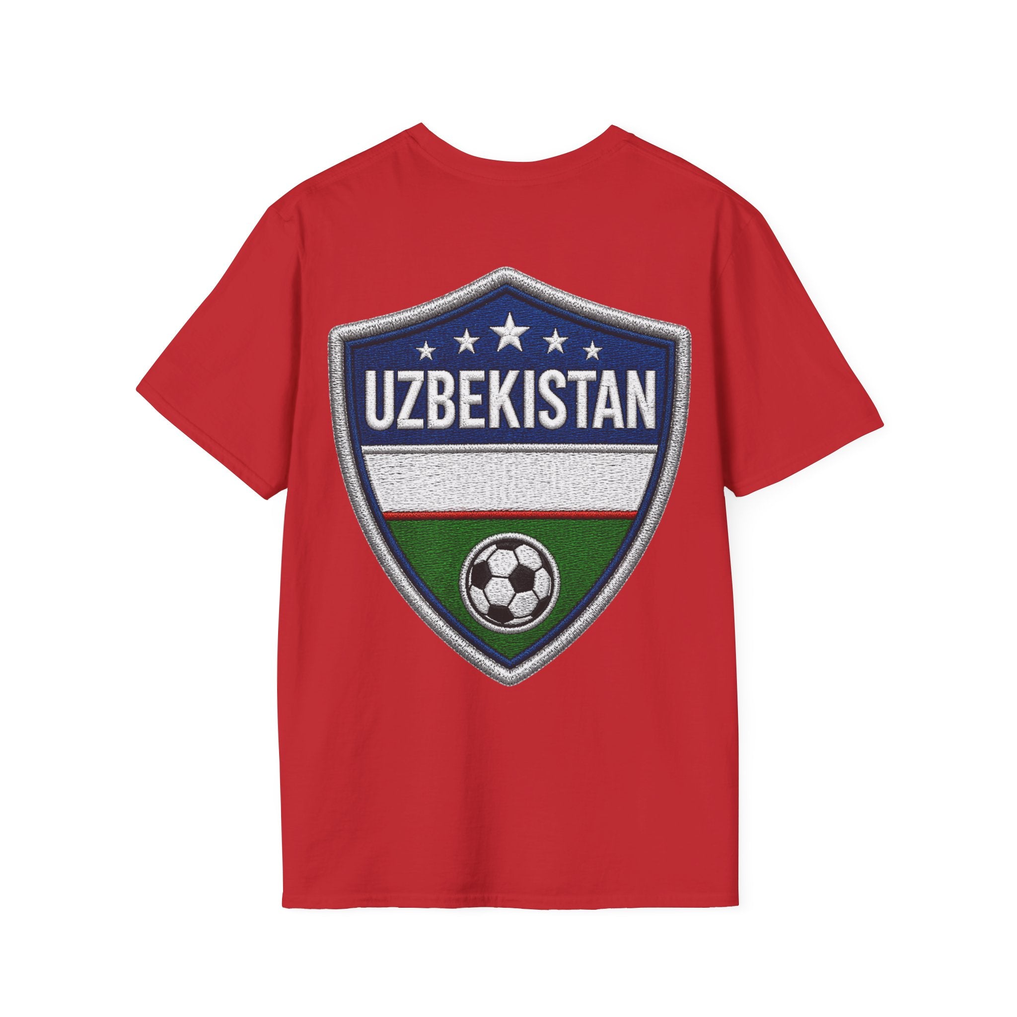 Silk Road Strike Soccer T-Shirt — Uzbekistan Football Graphic Tee