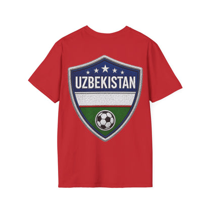 Silk Road Strike Soccer T-Shirt — Uzbekistan Football Graphic Tee