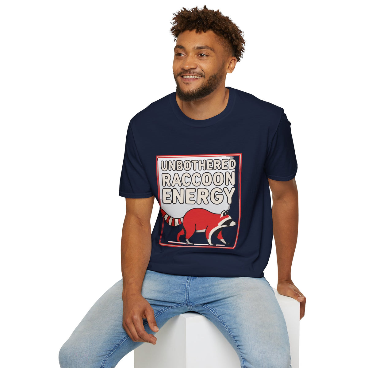 Raccoon T-Shirt — "Unbothered Raccoon Energy" Retro Graphic Tee - Trending Now - August 2026