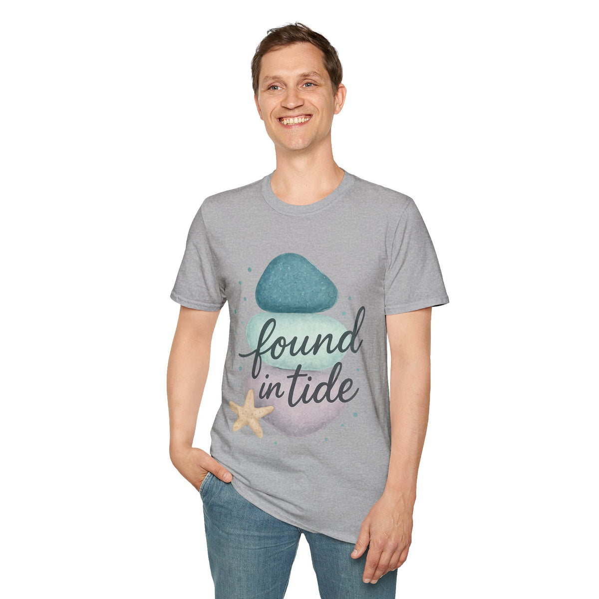 Found My Balance Beach Zen T-Shirt — Stacked Stones & Starfish Relaxation Tee - Trending Now - September 2026