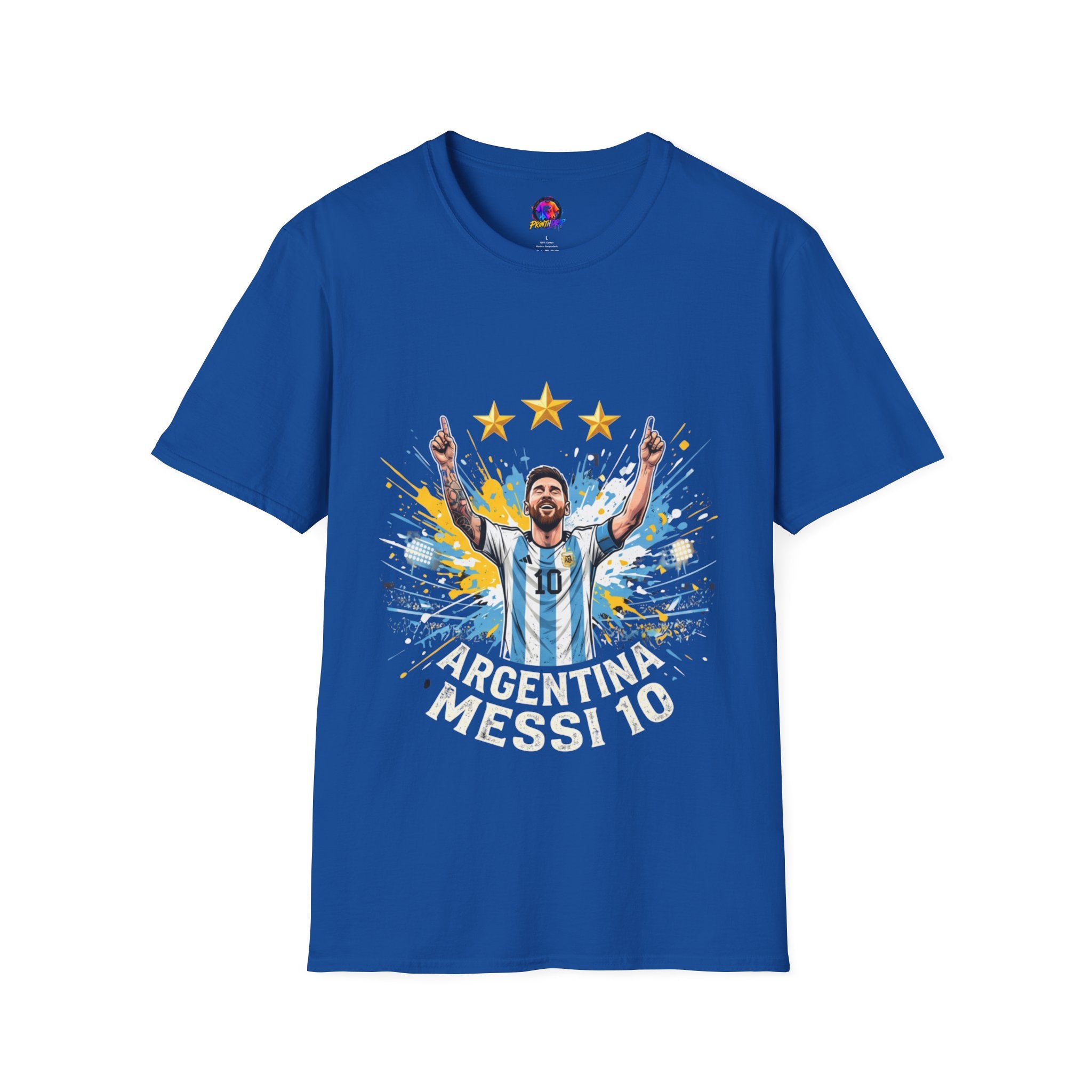 Argentina Messi  Soccer T‑Shirt — Argentina Messi 10 Fan Tee