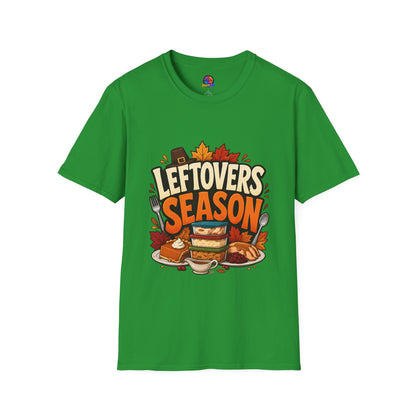Leftovers Season T-Shirt — Funny Thanksgiving Turkey & Pie Graphic Tee