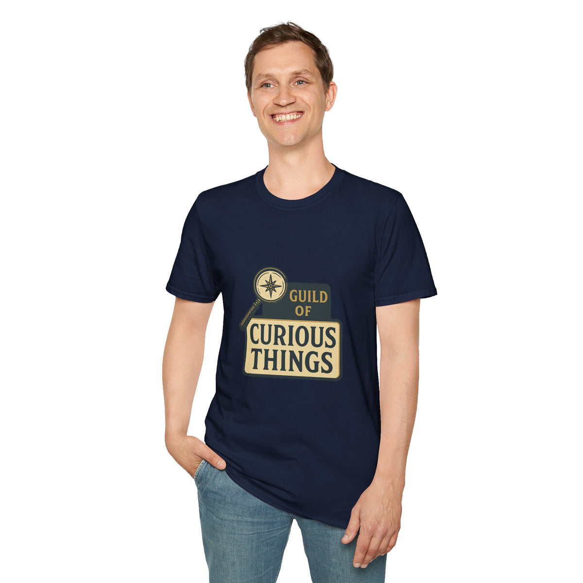 Curious Things T‑Shirt — Guild of Curious Vintage Badge Tee - Trending Now - August 2026