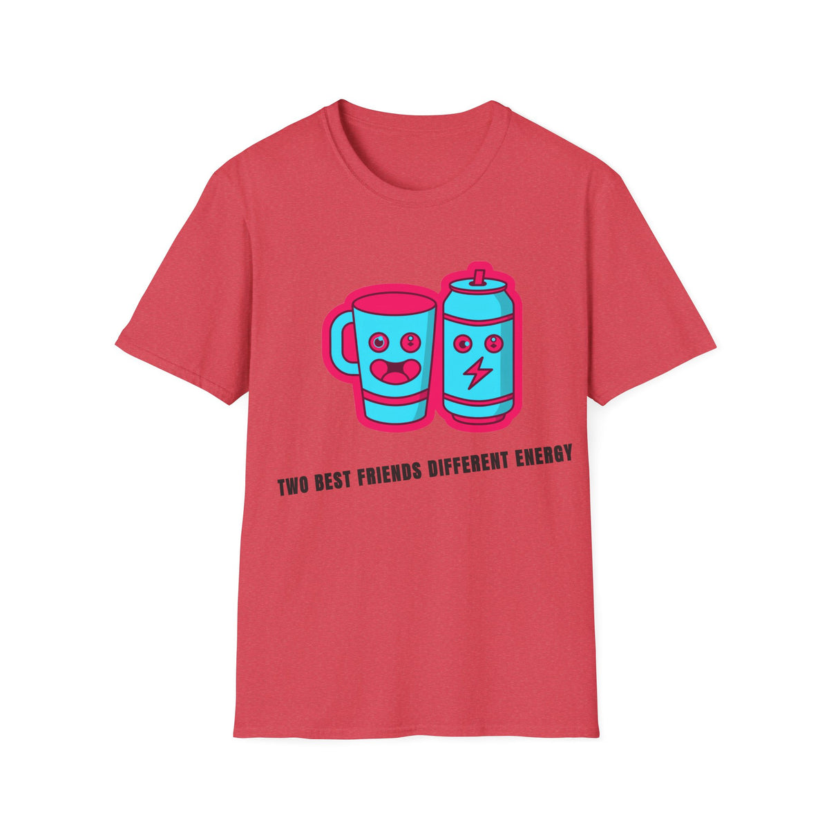 Battery & Cup Best Friends T‑Shirt — Cute Kawaii Coffee Mug and Battery Graphic Tee - Trending Now - September 2026