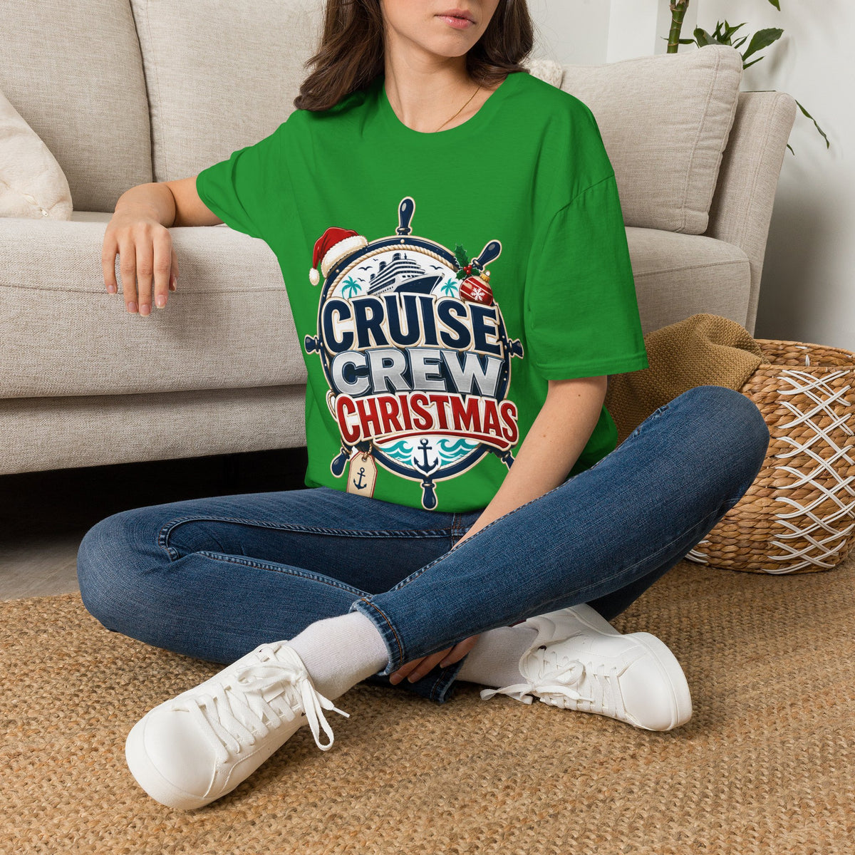 Cruise Crew Christmas T-Shirt — Holiday Cruise Vacation Tee